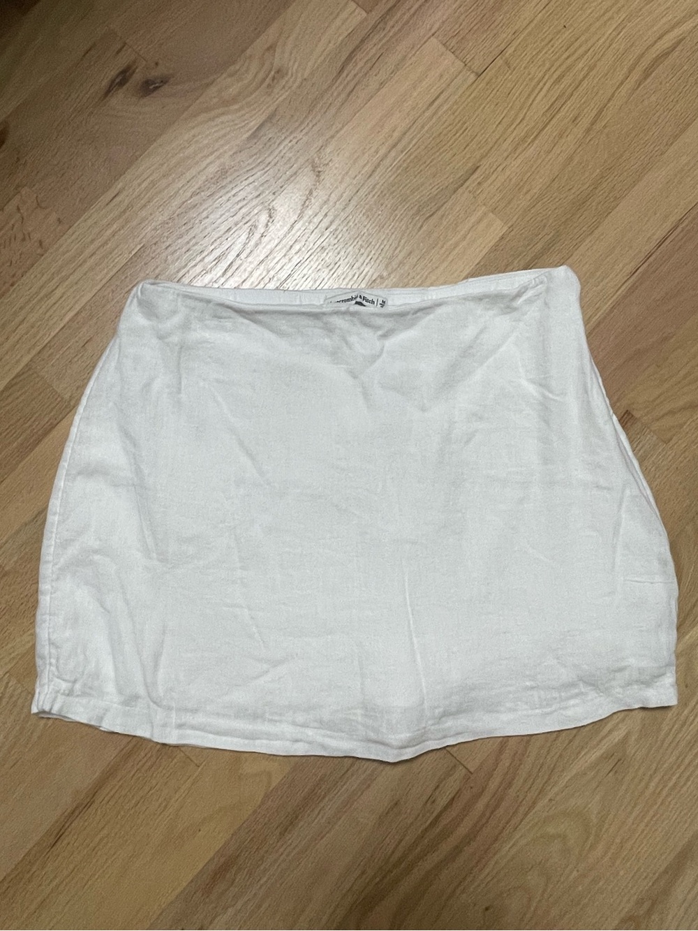 Abercrombie & Fitch White Linen Skort